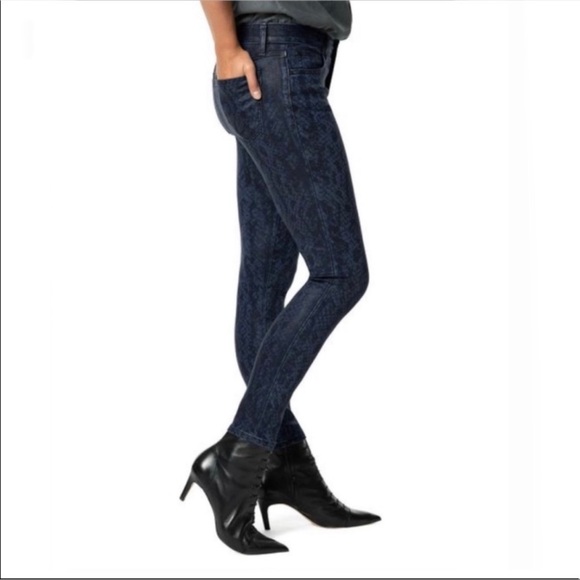 Joe’s Snakeskin Pattern The Charlie High Rise Skinny Ankle Jeans - New With Tag - Picture 3 of 16